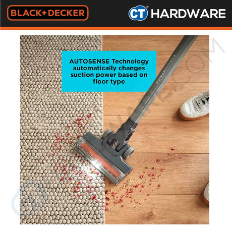 Black & Decker BHFEA18D1 Cordless Stick Vacuum 18V 20V Max With 2.0Ah Battery And Charger