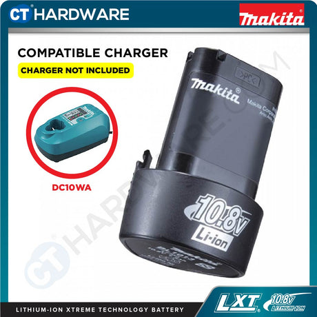 Makita BL1013 Lithium-Ion Battery, 10.8V, 1.3 Ah [196066-7]