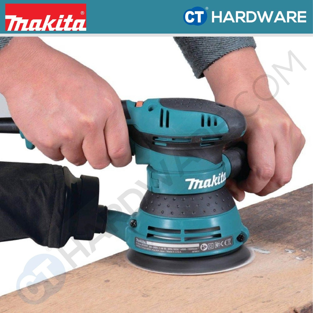 MAKITA BO5041 5" RANDOM ORBIT SANDER 300W 4000-12,000OPM