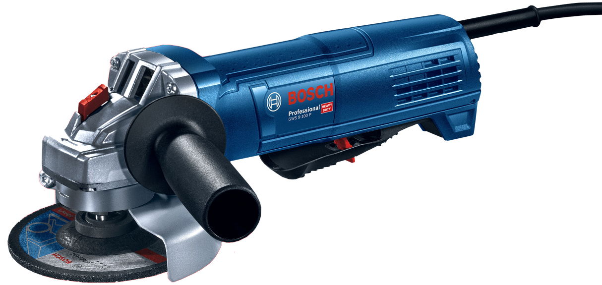 Bosch GWS 9-100 P Angle Grinder 4" 900W 11000Rpm M10 (Heavy Duty)