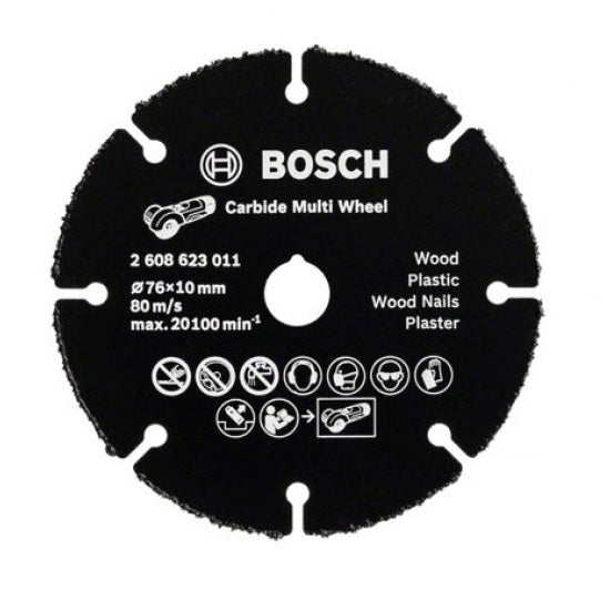 Bosch 2608623011 76mm Carbide Multi Wheel