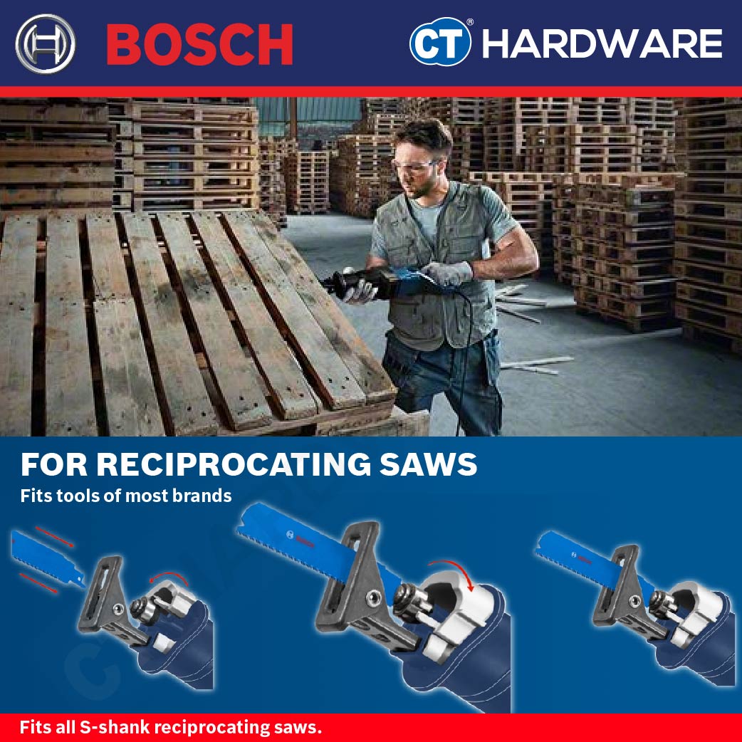 BOSCH S 1122 VFR SABRE SAWBLADE  BI METAL  9" | 14TPI | WHITE COLOUR [ 2608658032 ]