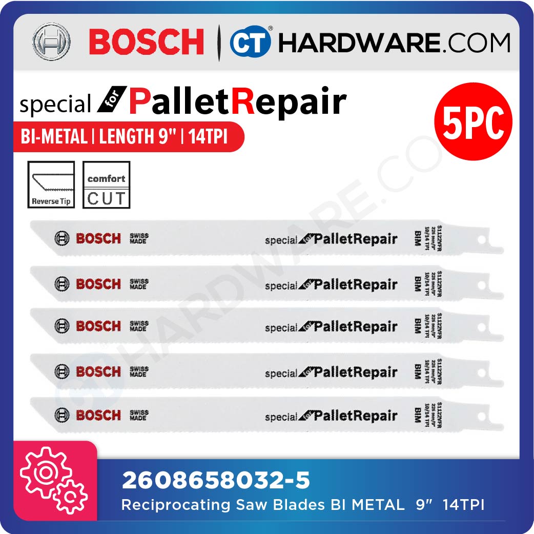 BOSCH S 1122 VFR SABRE SAWBLADE  BI METAL  9" | 14TPI | WHITE COLOUR [ 2608658032 ]