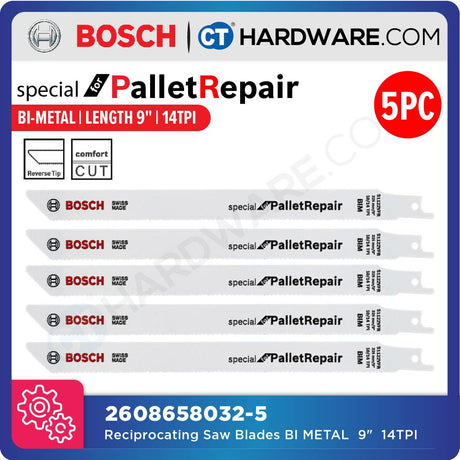 BOSCH S 1122 VFR SABRE SAWBLADE  BI METAL  9" | 14TPI | WHITE COLOUR [ 2608658032 ]