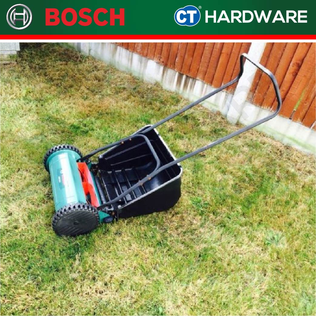 Bosch AHM 38 Hand Cylinder Mower 38cm with 25L Grassbox