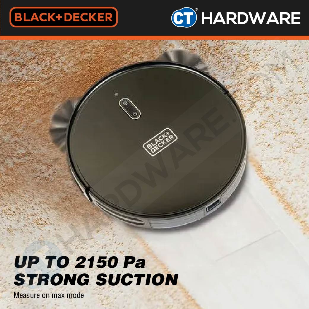 BLACK+DECKER BRVA425B00 2-IN-1 ROBOTIC VACUUM & MOP | 14.4V | 2150PA | 500ML DUSTBIN | 300ML WATER TANK