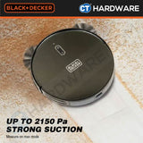 BLACK+DECKER BRVA425B00 2-IN-1 ROBOTIC VACUUM & MOP | 14.4V | 2150PA | 500ML DUSTBIN | 300ML WATER TANK