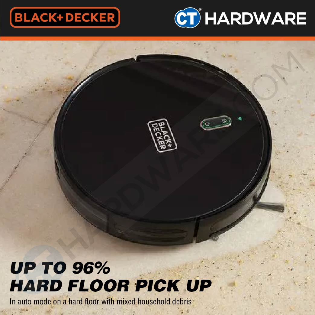 BLACK+DECKER BRVA425B00 2-IN-1 ROBOTIC VACUUM & MOP | 14.4V | 2150PA | 500ML DUSTBIN | 300ML WATER TANK