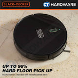 BLACK+DECKER BRVA425B00 2-IN-1 ROBOTIC VACUUM & MOP | 14.4V | 2150PA | 500ML DUSTBIN | 300ML WATER TANK