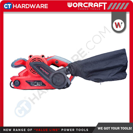 WORCRAFT BS08-76 BELT SANDER 810W 200-380MPM 76 X 533MM ( 3" X 21" ) (BS0876)