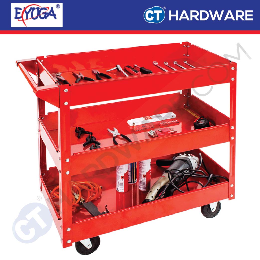 EYUGA TOOL TROLLEY 3 LAYER L700 X W350 MM MAX LOAD 150KG