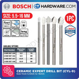 BOSCH SOFT CERAMIC EXPERT DRILL BIT ( CYL-9 CERAMIC ) SIZE 5.5 MM | 6.5 MM | 14.0 MM | 16.0 MM - 1PC