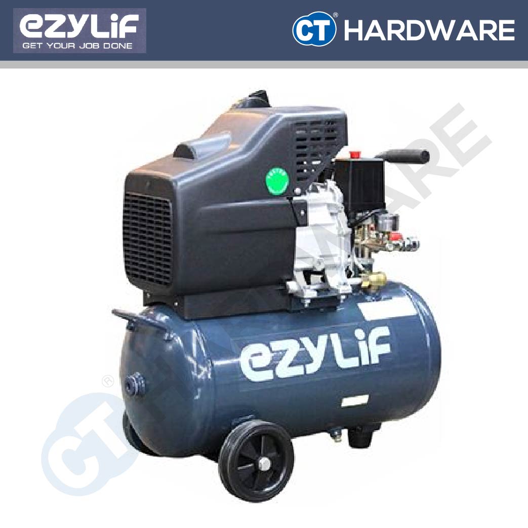 EZYLIF CG2T AIR COMPRESSOR 2HP X 24L TANK (8 BAR 6.3CFM)