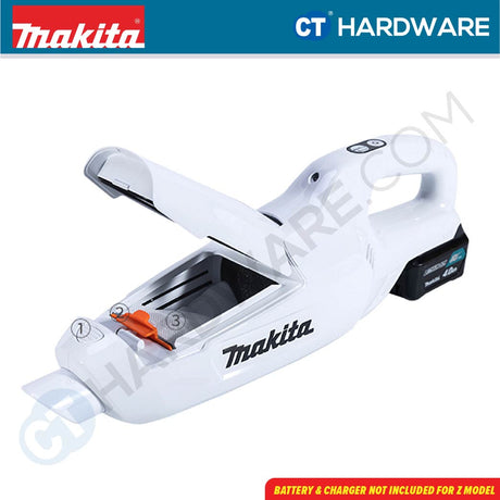 Makita CL107FDWYW/ FDZW CXT 12Vmax Cordless Cleaner 500ml 5.0 kPa (Body Only | 1-Battery)