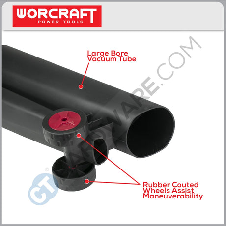 WORCRAFT CLBV-S40LI CORDLESS LEAF VACUUM BLOWER 20V+20V | 7000-12000/MIN | 21KM/H (CLBVS40LI)