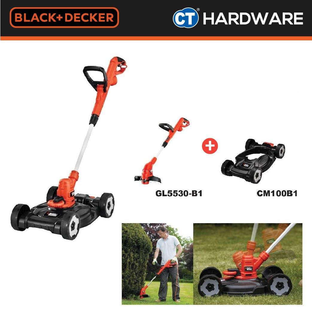 Black+Decker CM100-B1 3-In-1 String Trimmer Deck For STC1820EPC / GL5530