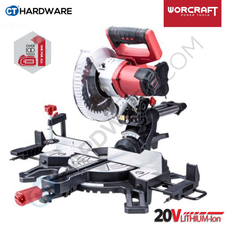 WORCRAFT CMS-S20LI  CORDLESS MITRE SAW 20V | 7-1/2" | 3600RPM [ CMSS20LI ] [ ONE FOR ALL ]