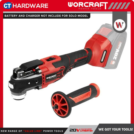 WORCRAFT CMT-S20LiB CORDLESS MULTI TOOLS 20V | 8000-10000RPM [ CMTS20LI ] [ ONE FOR ALL ]