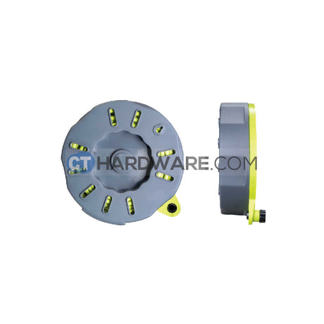 Masterplug Cassette Reel With 10M Green Wire,4 Socket 13Amp