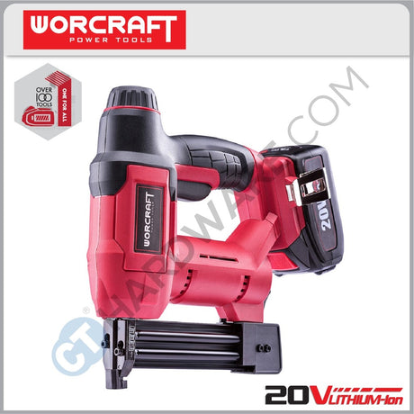 WORCRAFT CNS-S20LI Cordless Nailer 20V 15-22MM WITHOUT BATTERY & CHARGER (CNSS20LISOLO)