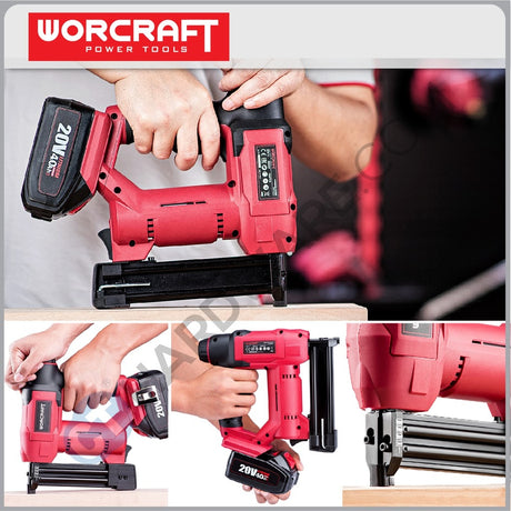 WORCRAFT CNS-S20LI Cordless Nailer 20V 15-22MM WITHOUT BATTERY & CHARGER (CNSS20LISOLO)