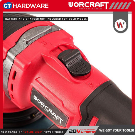 WORCRAFT COP-S20LiB CORDLESS BRUSHLESS RANDOM ORBIT POLISHER 6" | 20V | 5000/MIN [ COPS20LiB ]
