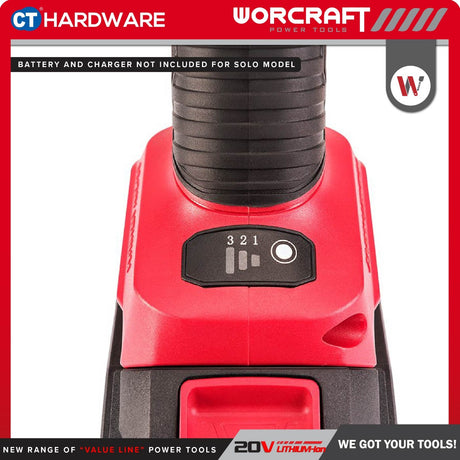 WORCRAFT COP-S20LiB CORDLESS BRUSHLESS RANDOM ORBIT POLISHER 6" | 20V | 5000/MIN [ COPS20LiB ]