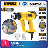 DEWALT D26414 LED HOT AIR GUN 2000W 650 L/MIN 22MM