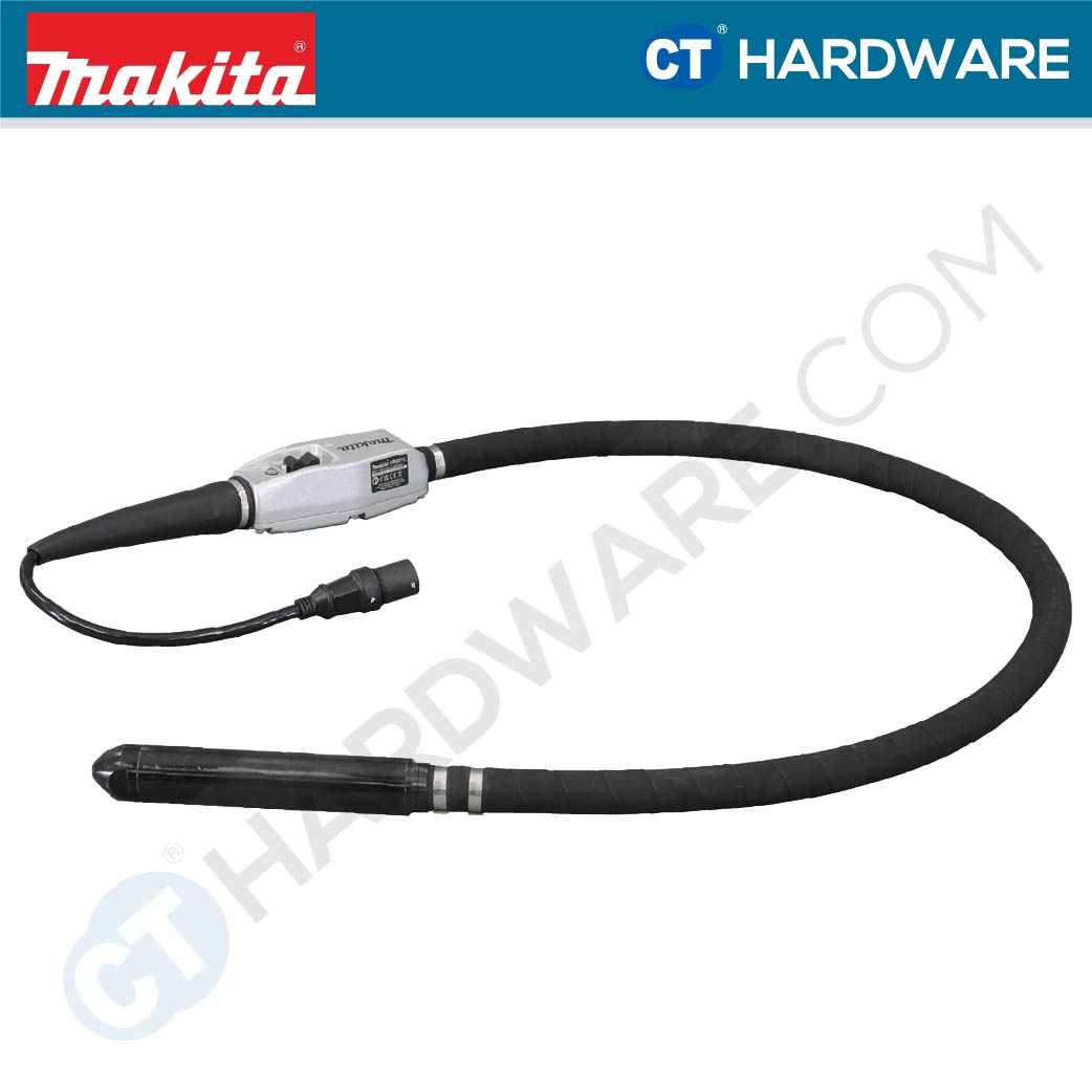 Makita VR003CZ LXT 18V Cordless Concrete Vibrator C/W 52mm X 1.5m Flexible Shaft (Body Only)