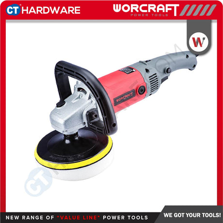 WORCRAFT CP12-180 CORDED CAR POLISHER 7" | 1200W [ CP12180 ]