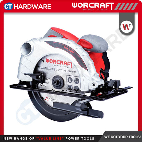 WORCRAFT CS 13-185 A CIRCULAR SAW 7" | 1300W | 4500RPM | 185 X 16MM [ CS13185A ]