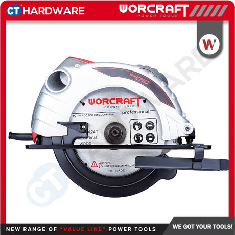 WORCRAFT CS 13-185 A CIRCULAR SAW 7" | 1300W | 4500RPM | 185 X 16MM [ CS13185A ]