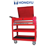 Hong Yu JS342 Tool Cart Trollwy c/w 2Pcs Drawer & Top Cover