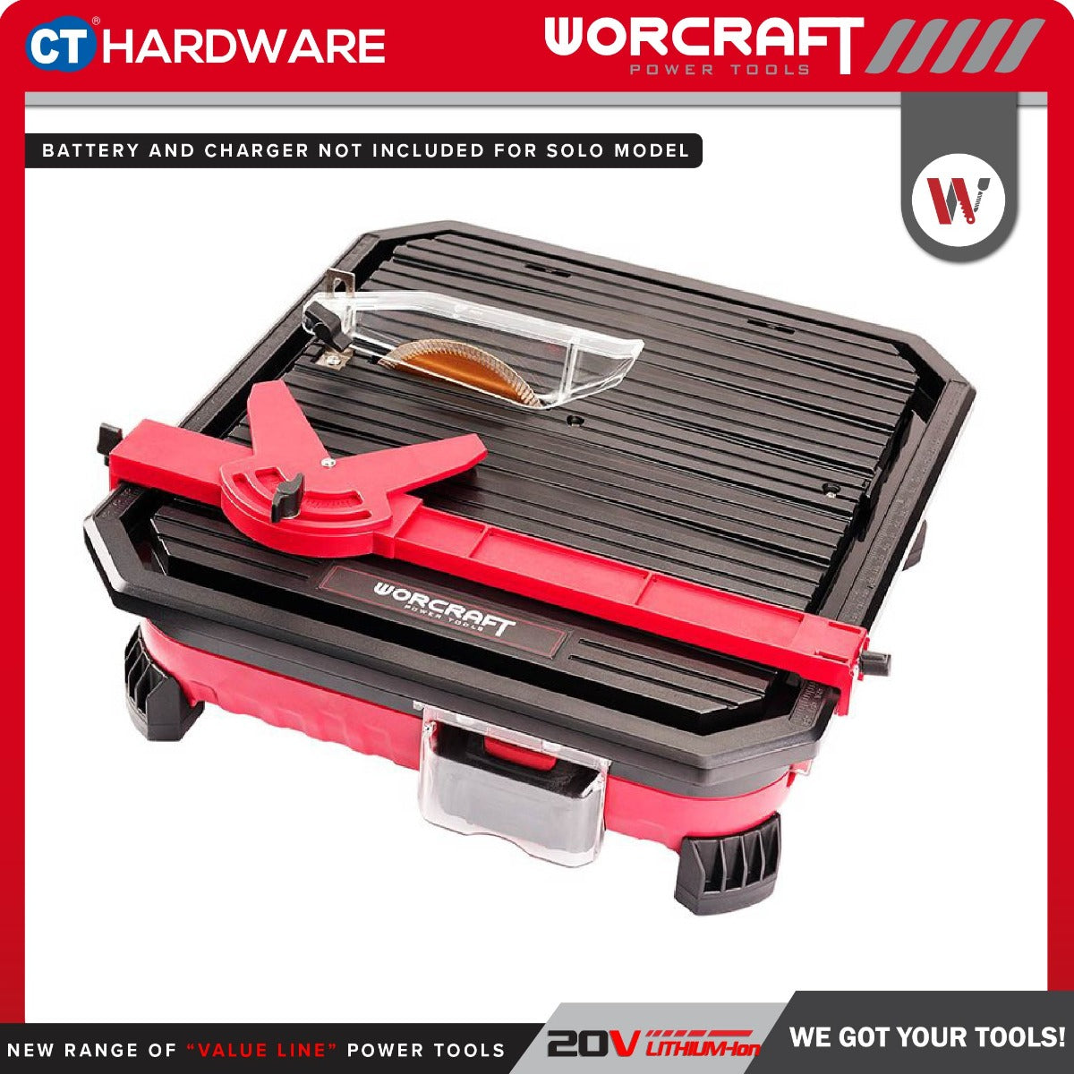 WORCRAFT CTS-S20Li CORDLESS TILE SAW 20V | 5000/MIN [ CTSS20LI ]