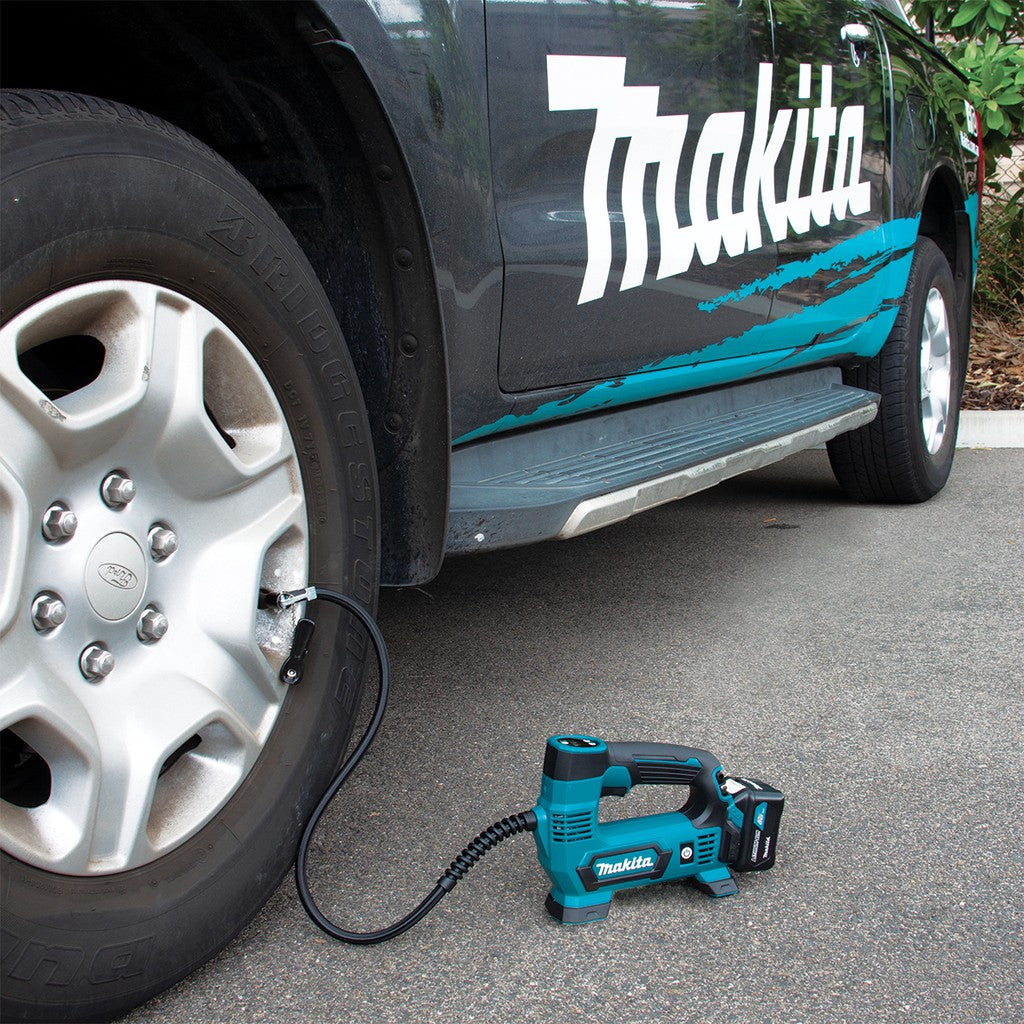 MAKITA MP100DZ CORDLESS INFLATOR 12V MAX CXT LI-ION W/O BATTERY & CHARGER ( SOLO )