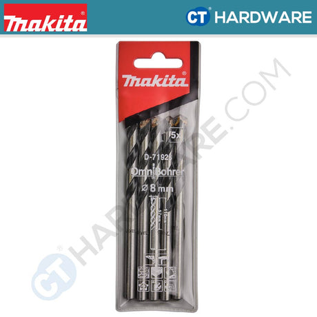 Makita TCT Drill Bit With Straight Shank 3-10 Mm Diameter | Multi Material Multiple