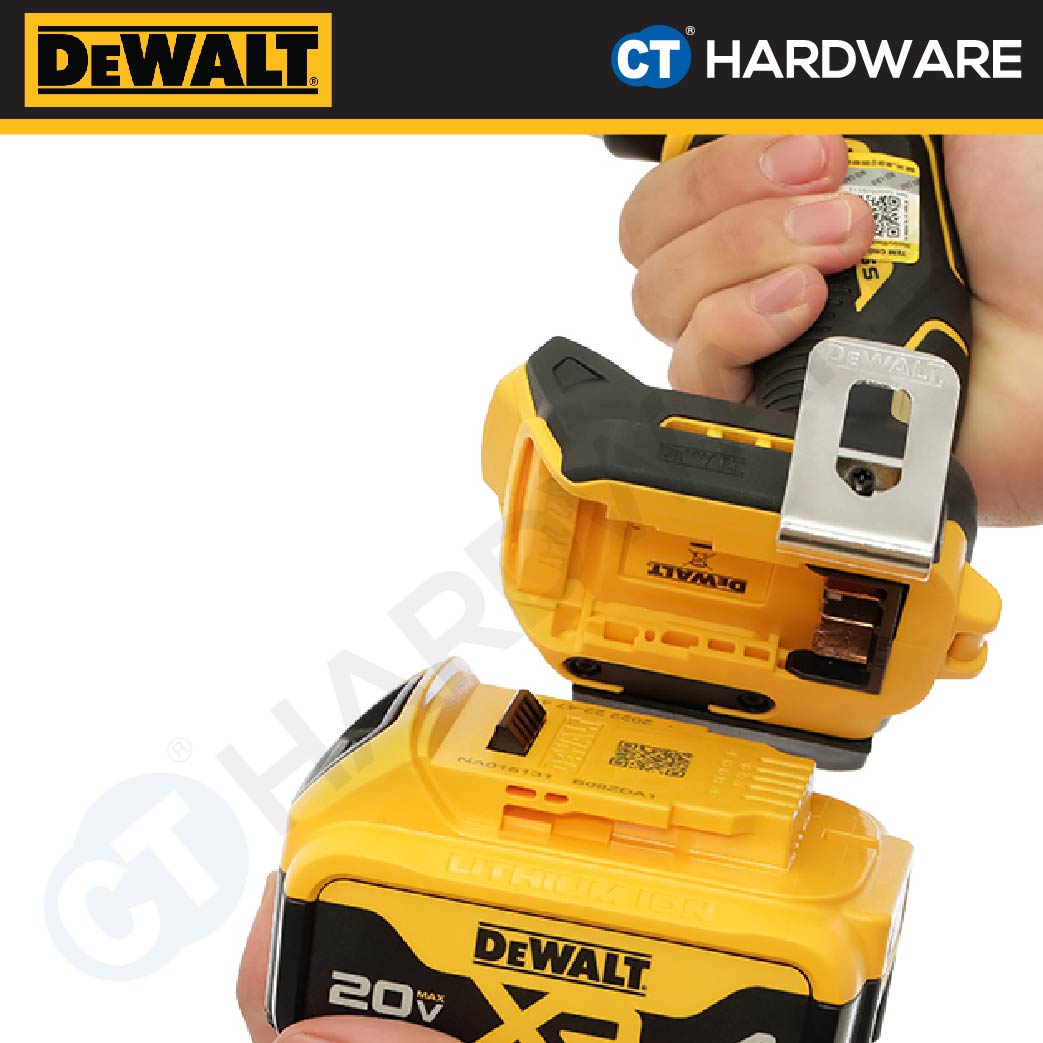 DEWALT DCD800M2T BRUSHLESS CORDLESS DRILL DRIVER 20V 4.0AH 13MM 2000RPM COME WITH 2 BATTERY 1 CHARGER