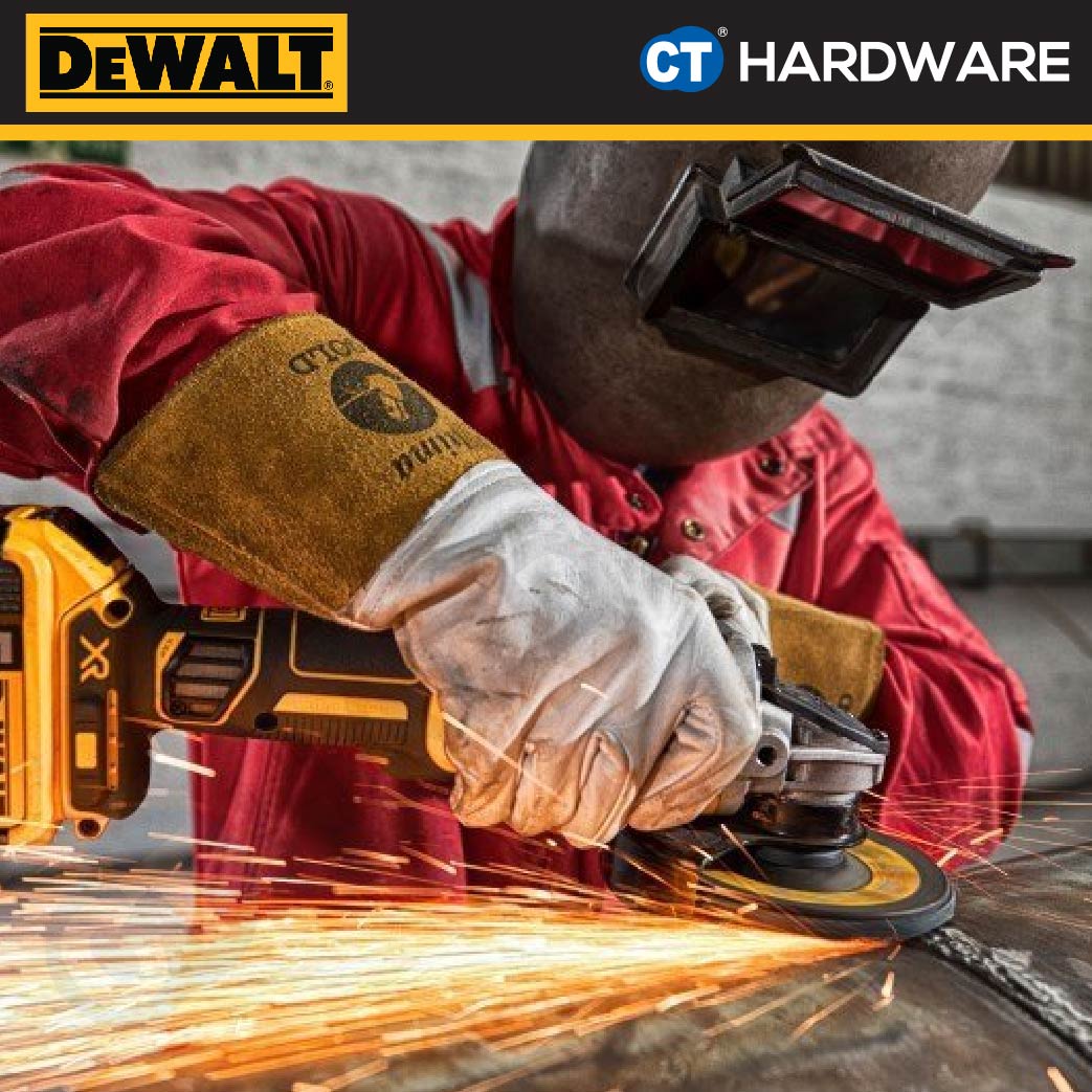 DEWALT DCG405N BRUSHLESS CORDLESS GRINDER 20V 4" 100MM (M10) 9000RPM WITHOUT BATTERY & CHARGER