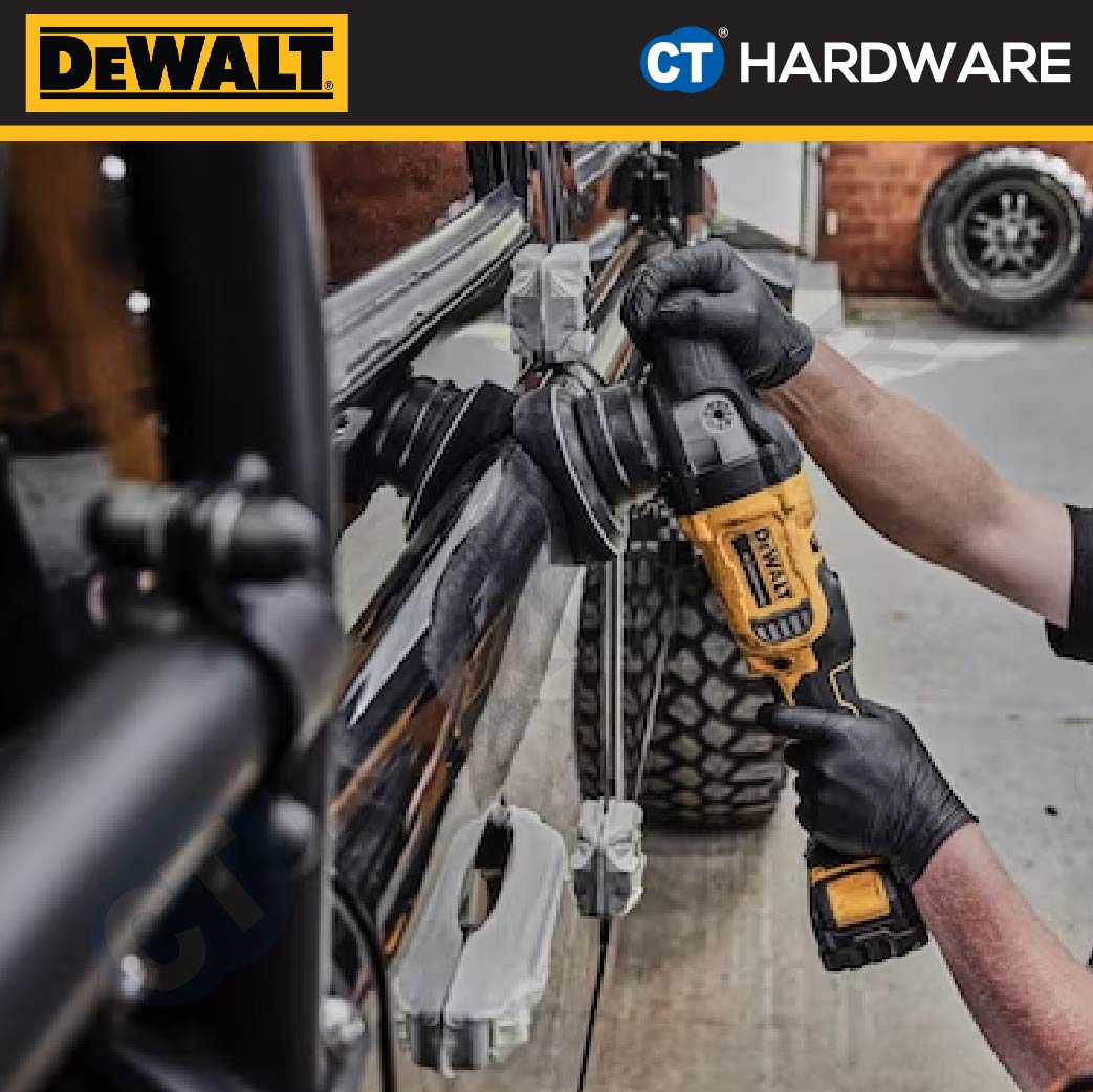 DEWALT DCM848N-XJ 18V XR BRUSHLESS 125MM DUAL ACTION POLISHER WITHOUT BATTERY AND CHARGER