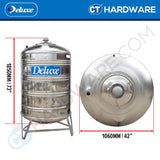 DELUXE CL25K STAINLESS STEEL WATER TANK WITH STAND 1000L | 220 GAL | ROUND BOTTOM
