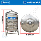 DELUXE CL30K STAINLESS STEEL WATER TANK WITH STAND 1250L ( 275 GALLONS) ROUND BOTTOM