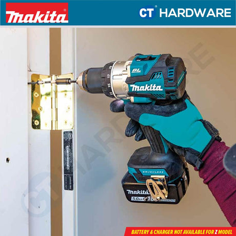 Makita DHP489Z/ RTJ LXT 18V Cordless Brushless Hammer Driver Drill 13mm 80NM (Body Only | 2-Battery)