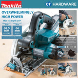 MAKITA DHS710RF2J 18Vx2 CORDLESS CIRCULAR SAW 18V 3.0AH 7-1/2" 4800RPM WITH 2 BATTERY & 1 CHARGER