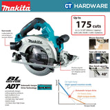 MAKITA DHS782Z CORDLESS CIRCULAR SAW 18V X 2  7/12"(190MM) 6000RPM WITHOUT BATTERY & CHARGER ( SOLO )