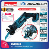MAKITA DJR183Z CORDLESS RECIPROCAL SAW (LXT SERIES)