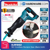 MAKITA DJR186RME/ RFE/ Z 18V CORDLESS RECIPROCAL SAW  (LXT SERIES)