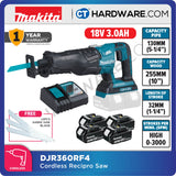 MAKITA DJR360RF4/ Z CORDLESS RECIPRO SAW 18V 3.0AH 1-1/4" 3000SPM