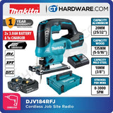 MAKITA DJV184RFJ / DJV184Z CORDLESS JIGSAW 18V | 23MM (7/8") | 3000SPM [ DJV184 ]