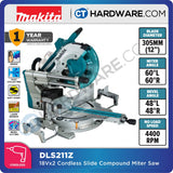MAKITA DLS211Z BRUSHLESS SLIDE COMPOUND MITRE SAW 18V 12" 4400RPM WITHOUT BATTERY & CHARGER ( SOLO )