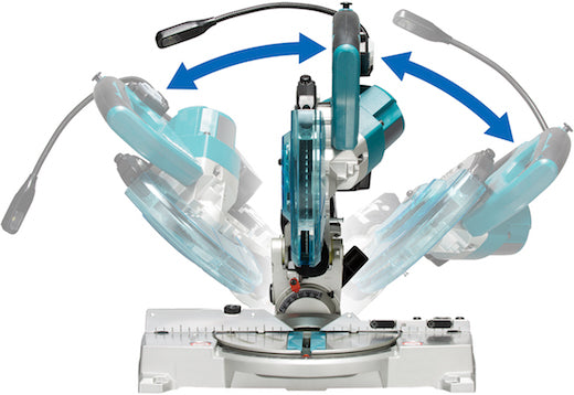 MAKITA DLS500Z BRUSHLESS COMPACT MITRE SAW 18V 6-1/2" 165MM 5000RPM 340MM WITHOUT BATTERY & CHARGER